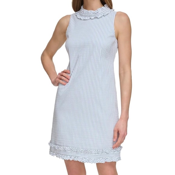 Eliza J Dresses & Skirts - Eliza J. Women’s size 6 seersucker dress Easter Spring Graduation